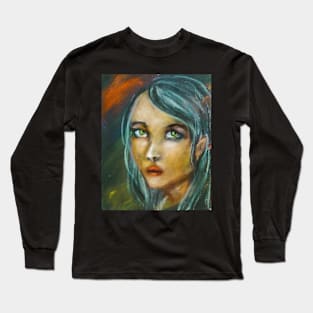 Kaia (Portrait) Long Sleeve T-Shirt